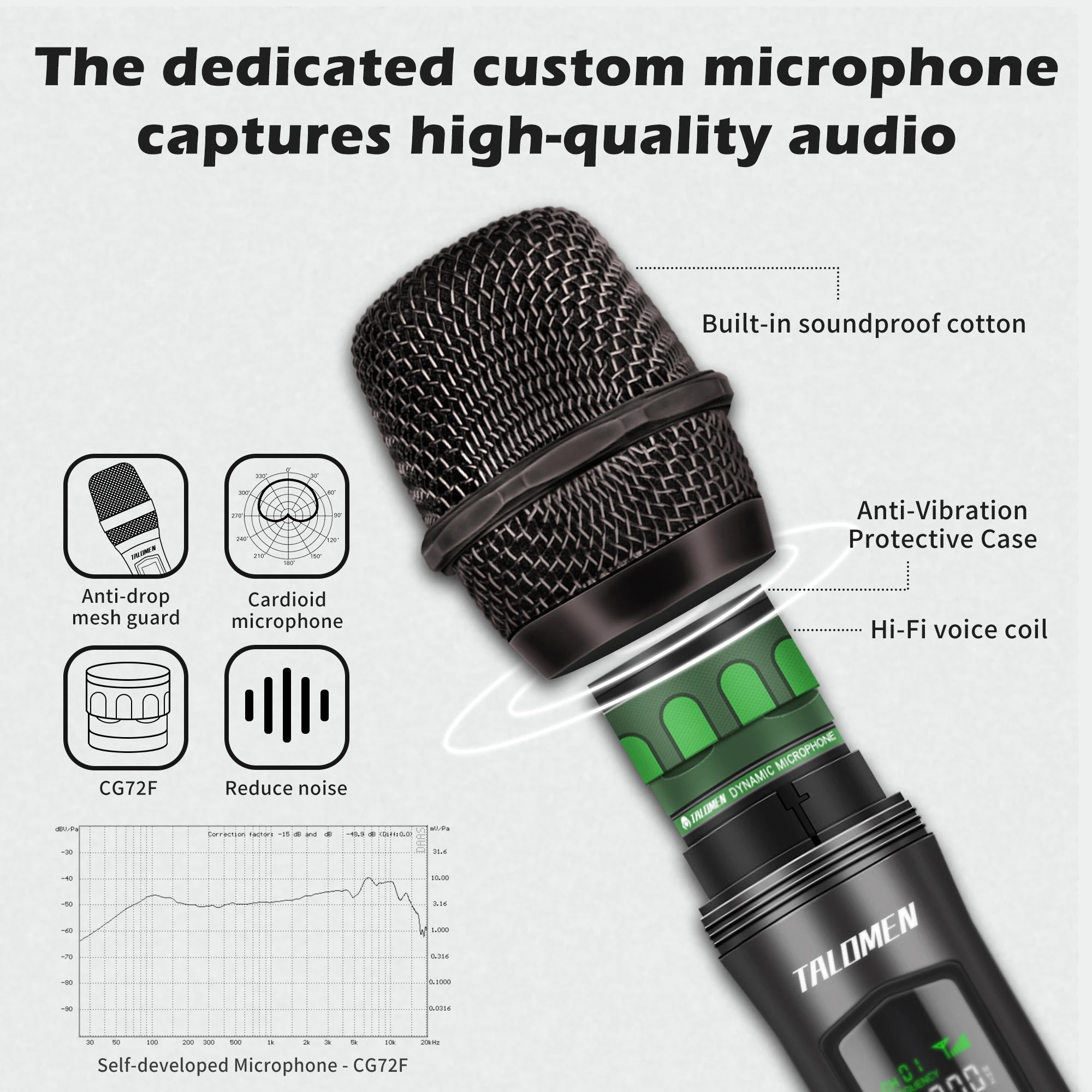 K60 Wireless Handheld Dynamic Microphone