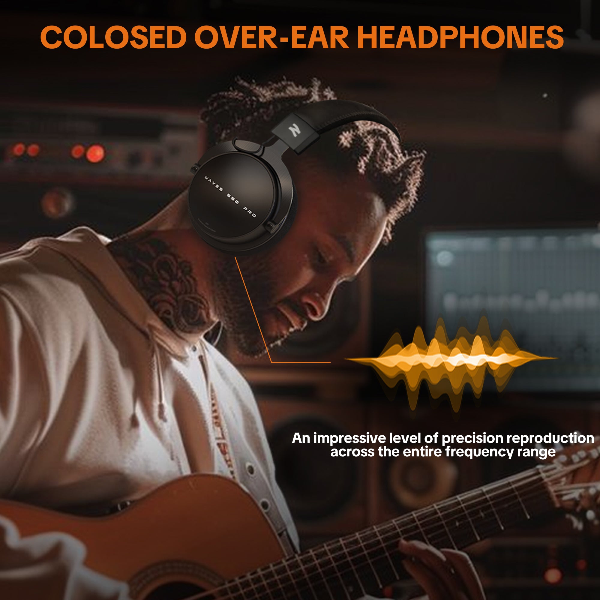 Talomen W550x Studio Monitor Headphone with Mic Kit