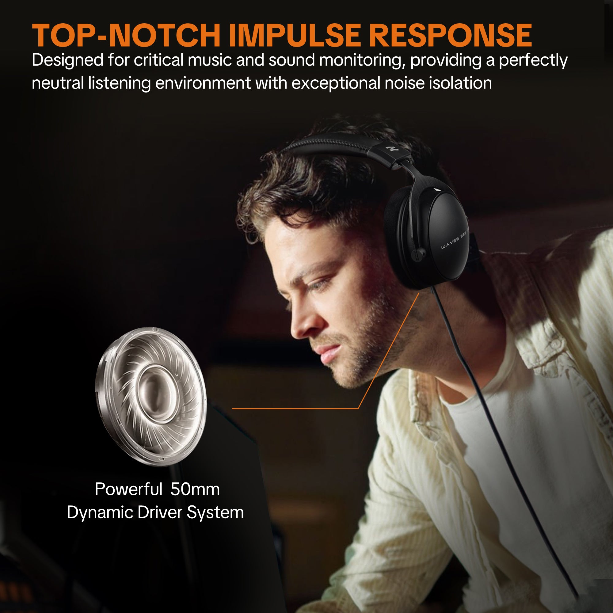 Talomen W550x Studio Monitor Headphone with Mic Kit