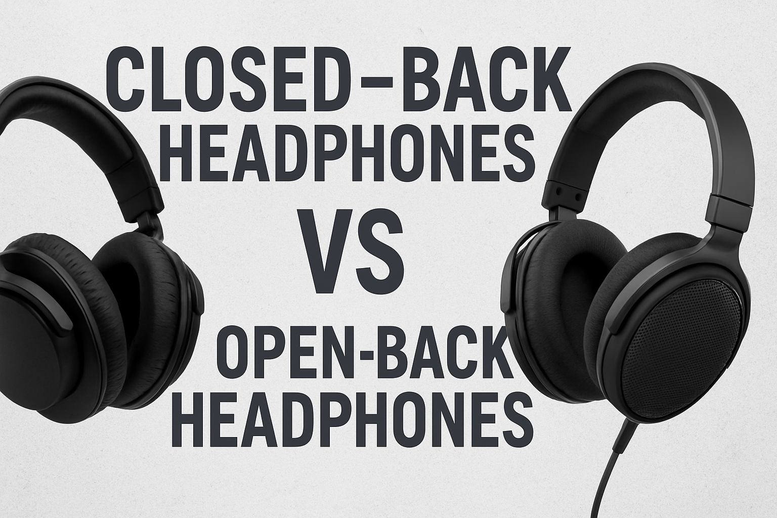 Closed-Back vs Open-Back Headphones