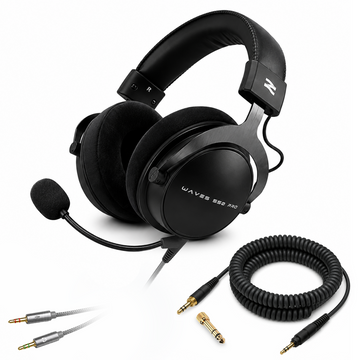 Talomen W550x | Auriculares de monitor de estudio con kit de micrófono